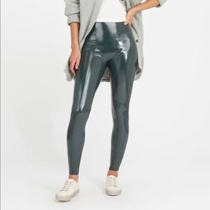 Faux Patent Spanx Leggings